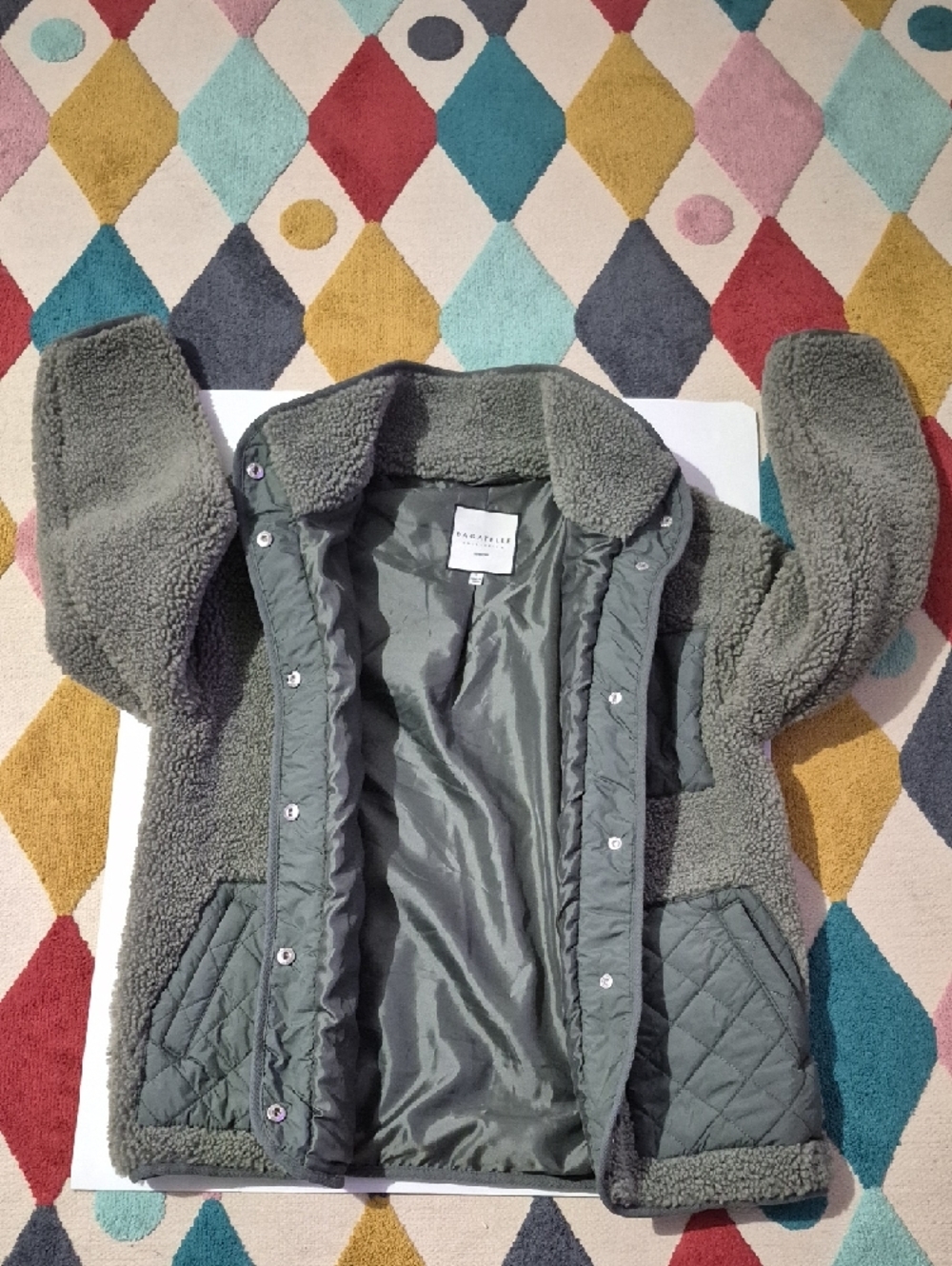 Bagatelle Collection Sherpa Teddy Jacket - Picture 5 of 8